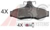 A.B.S. 37054 OE Brake Pad Set, disc brake